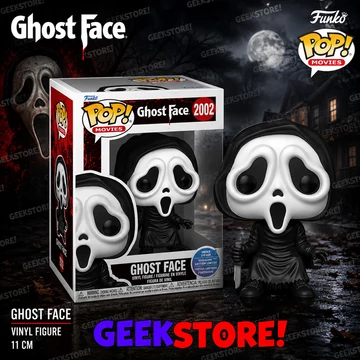 Sikoly Funko POP! Movies Vinyl Figura – Ghost Face (Ülő póz) 9 cm