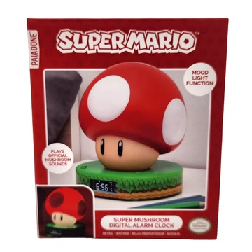 SUPER MARIO - Mushroom - Icon Lamp Alarm Clock 4,7inch