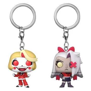 HAZBIN HOTEL - Pocket Pop Keychains 2 Pack- Charlie & Vaggie