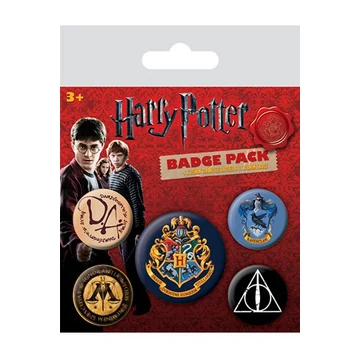 Harry Potter – Hogwarts kitűző szett (5 db)