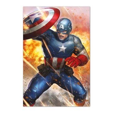 MARVEL - Captain America - Under fire Poszter 61x91cm