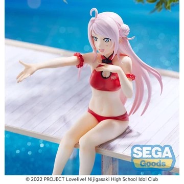 Love Live! Nijigasaki High School Idol Club PM Perching PVC Szobor - Lanzhu Zhong 14 cm