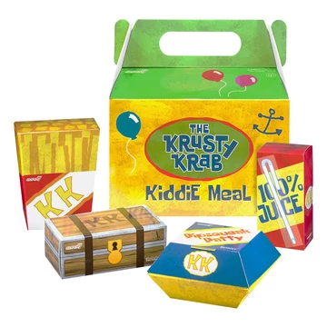 SpongeBob SquarePants ReAction Akciófigurák - Krusty Krab Meal NYCC 10 cm