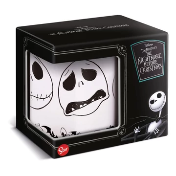 Nightmare Before Christmas Bögre - Jack Skellington Faces 325ml
