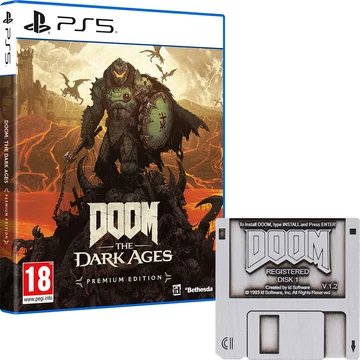 DOOM The Dark Ages Premium Edition (PS5) + ajándék kitűző