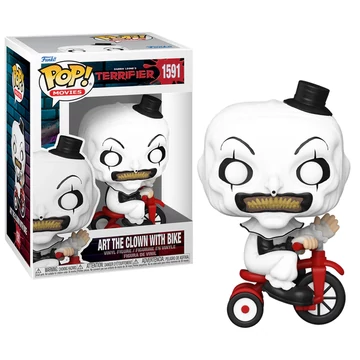 Terrifier POP! Movies Figura - Art the Clown with Bike 9 cm #1591