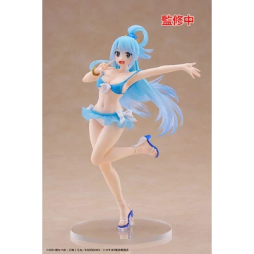 KonoSuba: God&apos;s Blessing on This Wonderful World! 3 Coreful PVC Szobor - Aqua Swimwear Ver. 18 cm