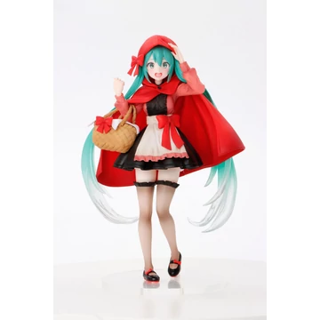 Hatsune Miku Wonderland PVC Szobor - Little Red Riding Hood 18 cm