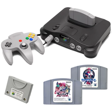 Nintendo 64 + 2 játék + Controller Pak [használt]