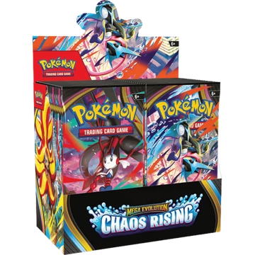 Pokémon TCG: Mega Evolution - Chaos Rising Booster Display