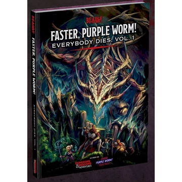 Dungeons & Dragons Adventure Book - Faster, Purple Worm