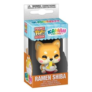 Kawaii Foodies Pocket POP! Kulcstartó - Ramen Shiba 4 cm