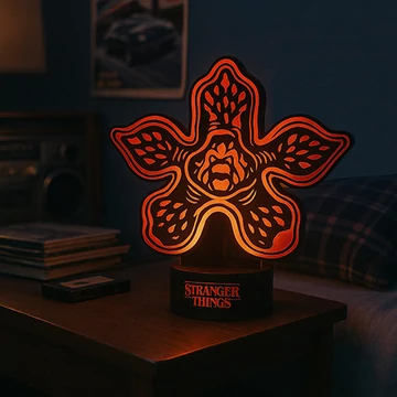 Stranger Things - Demogorgon Laser Etched lámpa
