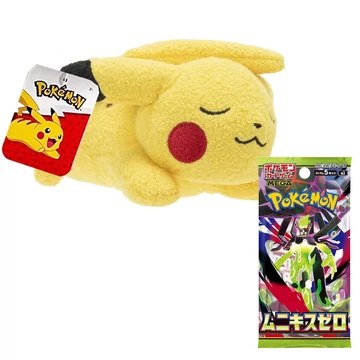 Pokémon Sleeping Plüssfigura - Pikachu 12 cm