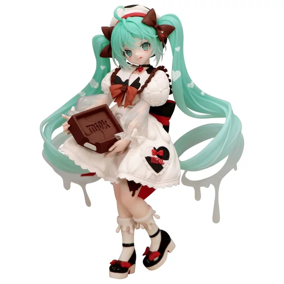 Hatsune Miku x Tirol Choco Trio-Try-iT PVC Figura – Hatsune Miku Milk Ver., 18 cm