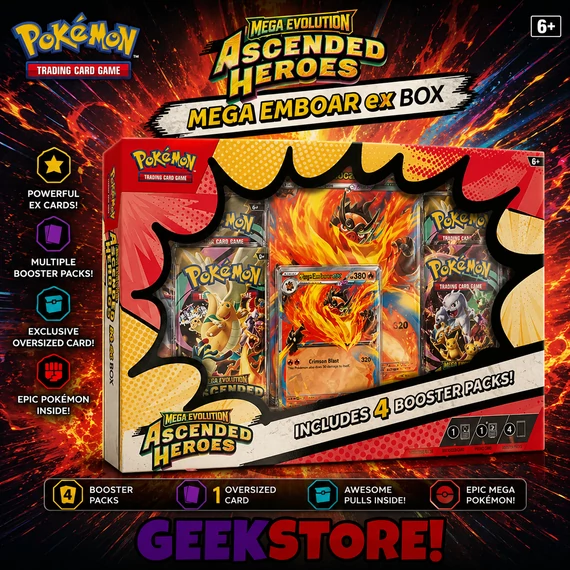 Pokémon TCG: Mega Evolution - Ascended Heroes - ex Box (EMBOAR)