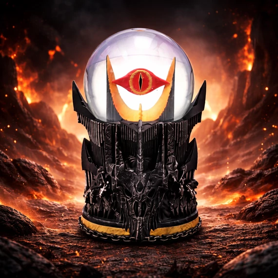 Lord of the Rings Sauron Snow Globe 18cm