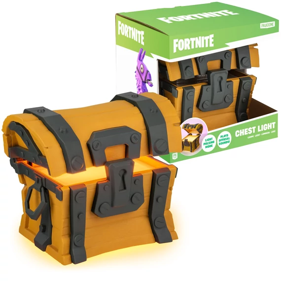 Fortnite Chest dekor lámpa hang effekttel 5"