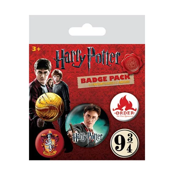 Harry Potter – Gryffindor kitűző szett (5 db)