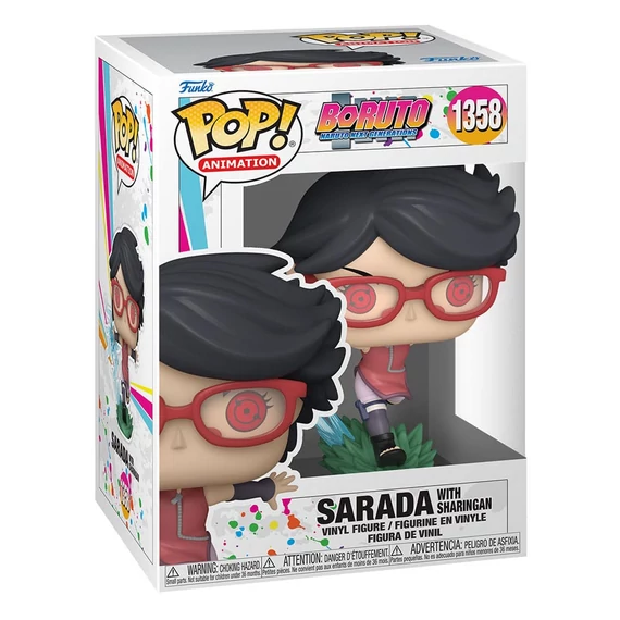 Boruto - Naruto Next Generations Funko POP! Television Vinyl Figura - Sarada w/Sharingan 9 cm #1358
