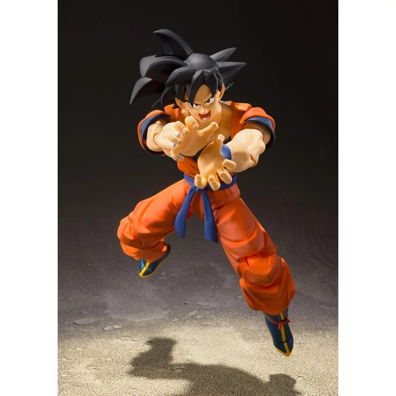 x_btn20877-8 Dragonball Z S.H. Figuarts Akciófigura - Son Goku (A Saiyan Raised On Earth)