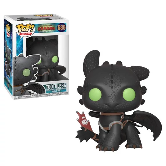 x_fk36355 How to Train Your Dragon 3 Funko POP! Figura - Toothless 9 cm