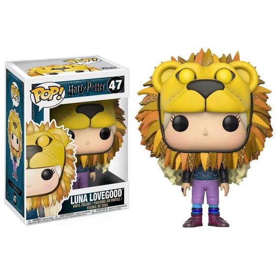 x_fk14944 Harry Potter Funko POP! Figura - Luna Lovegood with Lion Head 9 cm