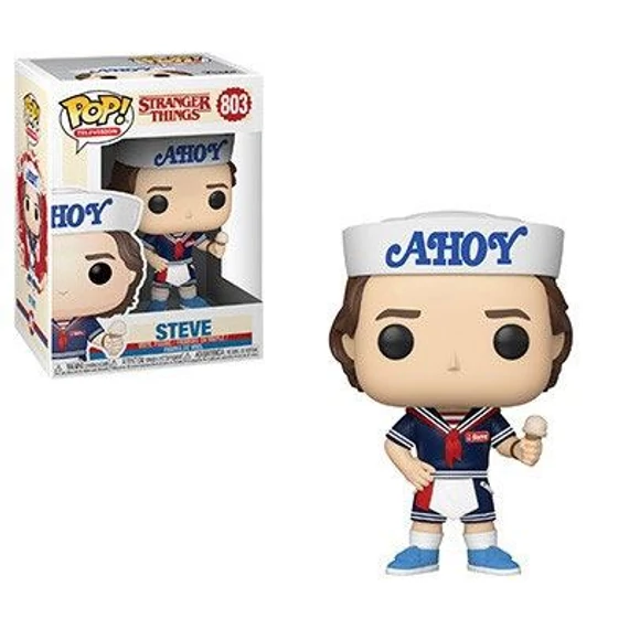 Stranger Things Funko POP! figura - Steve with Hat and Ice Cream 9 cm