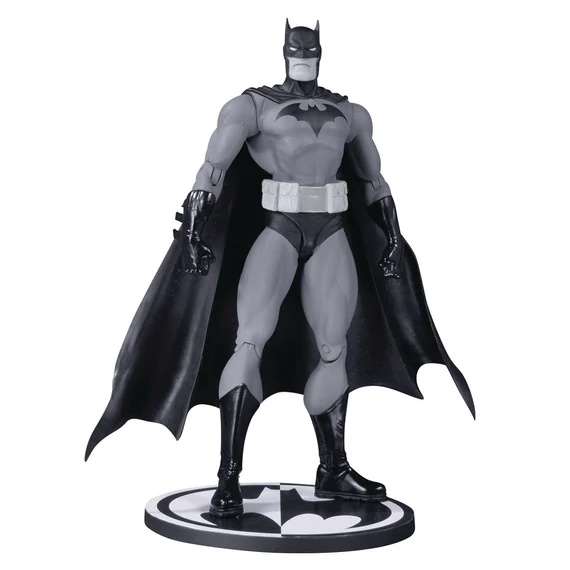 DC Comics Batman Black & White Akciófigura - Hush Batman by Jim Lee 17 cm