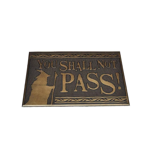 x_gp85483 Lord of the Rings gumi lábtörlő - You Shall Not Pass 40 x 60 cm