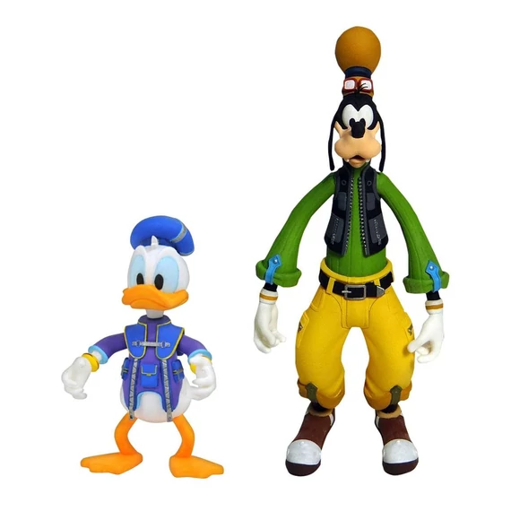 Kingdom Hearts 3 Select Akciófigura 2-Pack - Goofy & Donald 10 - 18 cm
