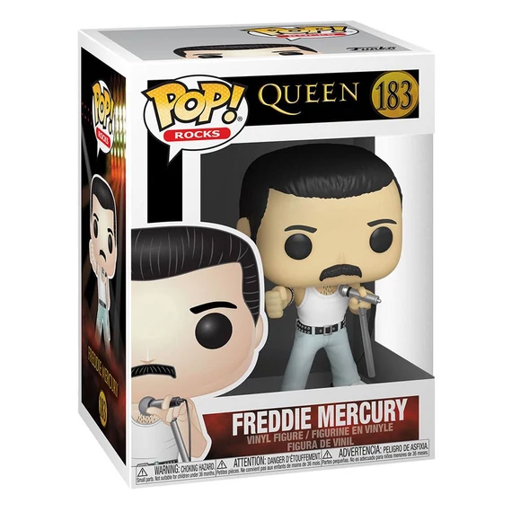x_fk33735 Queen Funko POP! Rocks Vinyl Figura - Freddie Mercury Radio Gaga 9 cm
