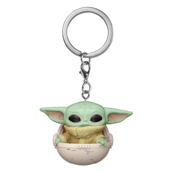 Star Wars The Mandalorian Pocket POP! Kulcstartó - The Child/Hover Pram