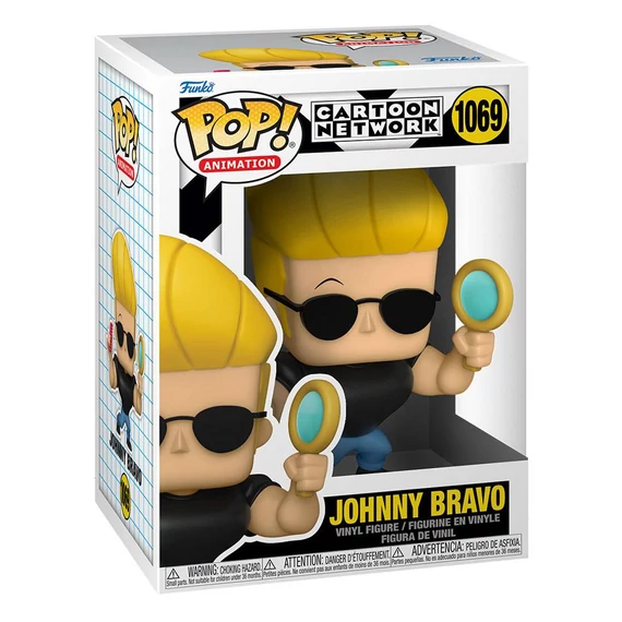 Johnny Bravo Funko POP! Animation Vinyl Figura - Johnny w/Mirror & Comb