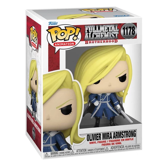 Fullmetal Alchemist Brotherhood Funko POP! Animation Vinyl Figura - Olivier Armstrong with Sword 9 c