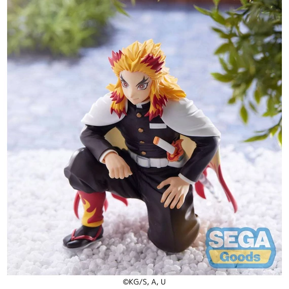 Demon Slayer: Kimetsu no Yaiba PM Perching PVC Szobor - Kyojuro Rengoku (Hashira Meeting) 12 cm