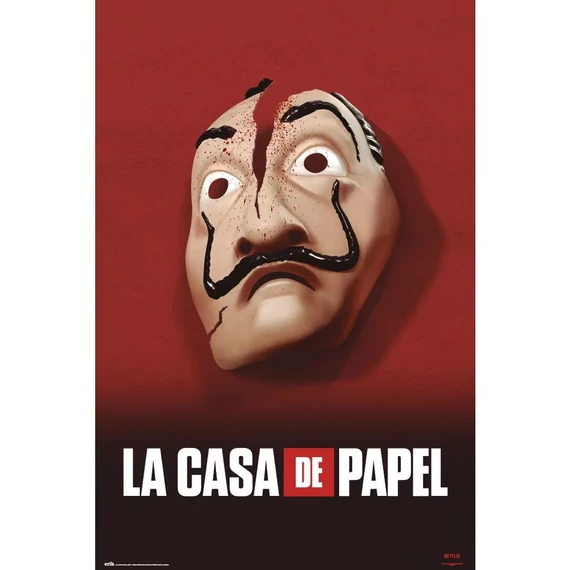LA CASA DE PAPEL - Mask - Poszter 61x91.5cm