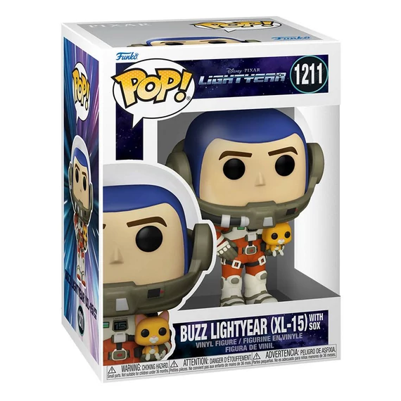 Lightyear Funko POP! Disney Vinyl Figura - Buzz Lightyear w/Sox (XL-15 Suit) 9 cm