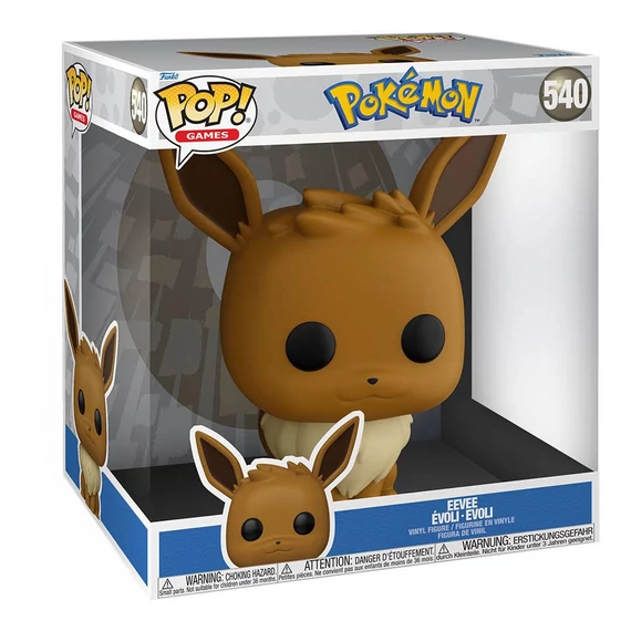 Pokemon Super Sized Funko POP! Games Vinyl Figura - Eevee 25 cm #540