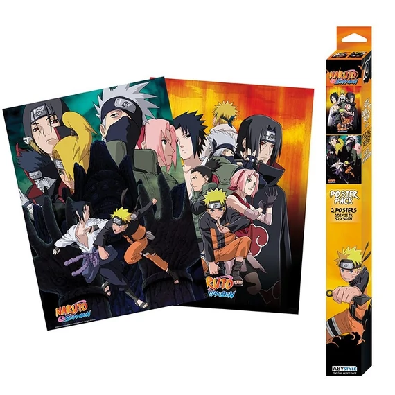 Naruto poszter szett - Ninjas (52x38)