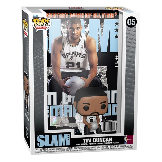 NBA Cover Funko POP! Basketball Vinyl Figura - Tim Duncan (SLAM Magazin) 9 cm