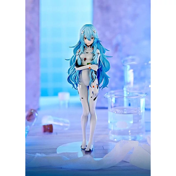 Rebuild of Evangelion Pop Up Parade PVC Szobor - Rei Ayanami: Long Hair Ver. (re-run) 17 cm