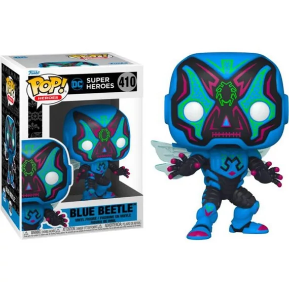 DC Comics Dia de los Muertos POP! Figura - Blue Beetle (GW) (Exclusive)