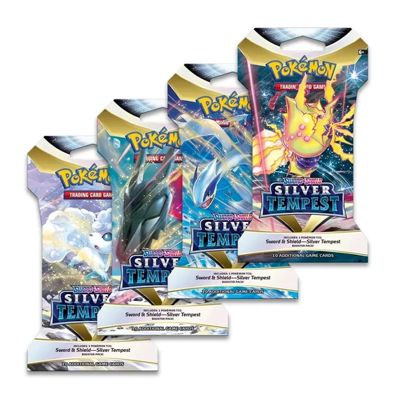 Pokémon TCG - Sword & Shield 12 Silver Tempest Sleeved Booster