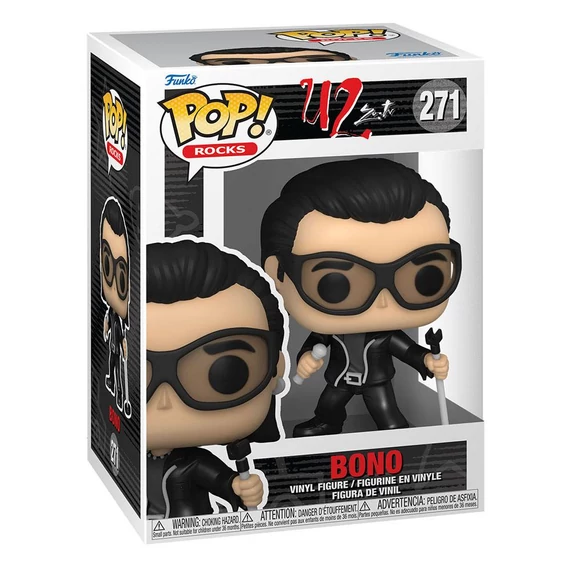 U2 POP! Rocks Vinyl Figura - Zoo TV Bono 9 cm