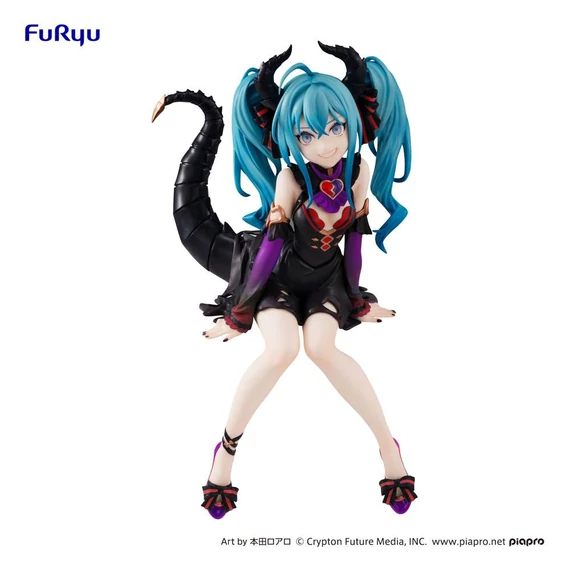 Hatsune Miku Noodle Stopper PVC Szobor - Hatsune Miku Villain Color Ver. 16 cm