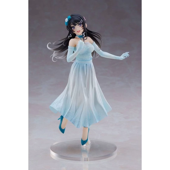 Rascal Does Not Dream of Bunny Girl Senpai Coreful PVC Szobor - Mai Sakurajima Party Dress Ver. 20 cm