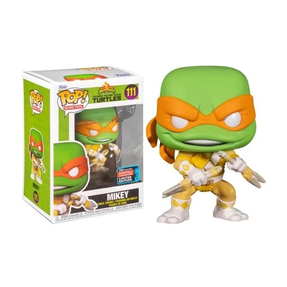 Teenage Mutant Ninja Turtles x Power Rangers Funko POP! Figura - Mikey (2022 Fall Convention Exclusive)