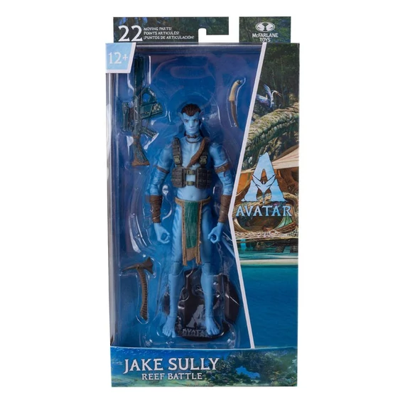 Avatar: The Way of Water Akciófigura - Jake Sully (Reef Battle) 18 cm
