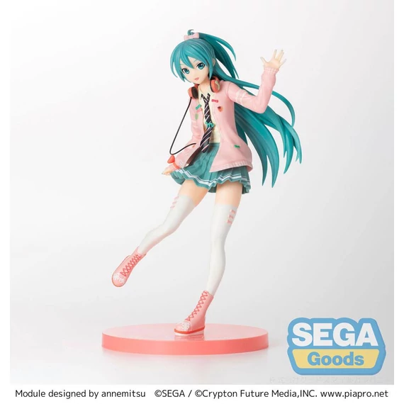 Hatsune Miku Project DIVA Arcade Future Tone SPM Szobor - Hatsune Miku Ribbon Girl 24 cm